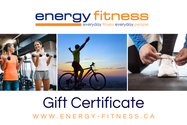Energy Fitness Gift Certificate